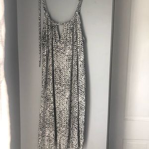 black and white romper